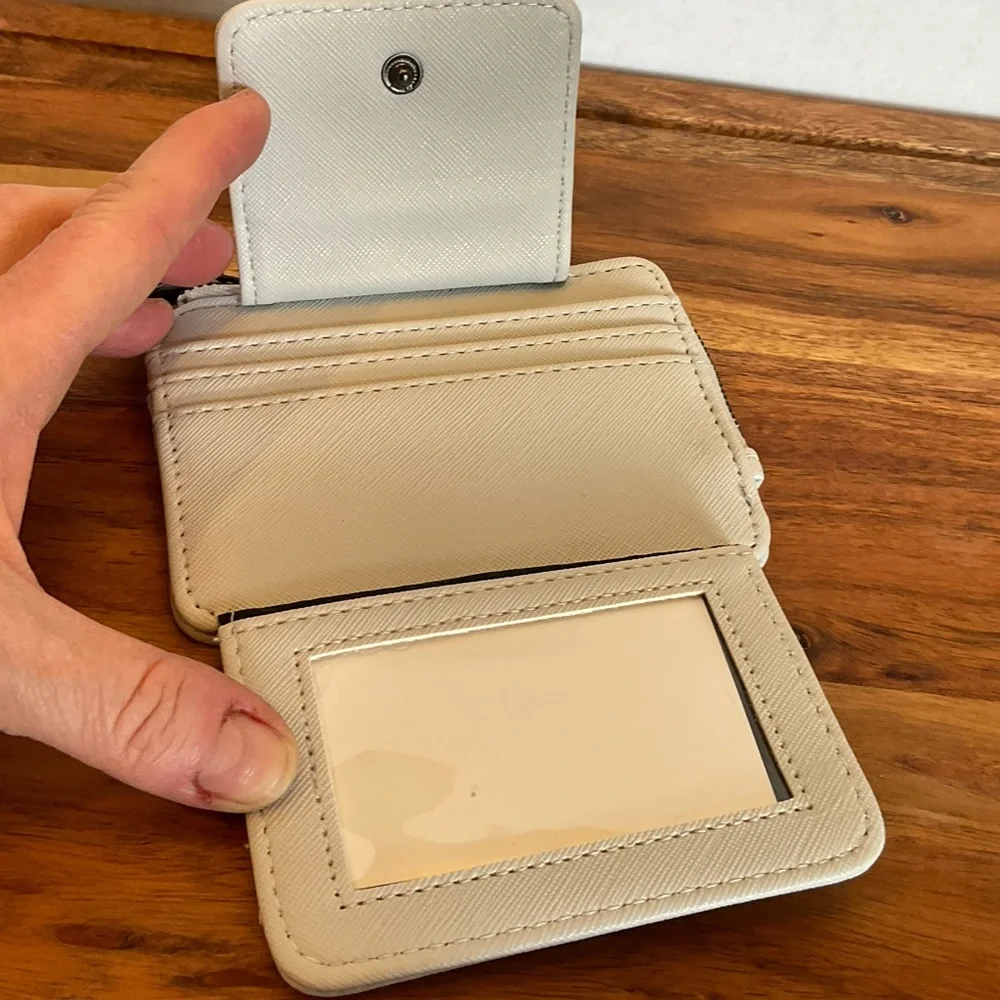 Steve Madden Mini Wallet Card Holder – Zip Coin Purse – NWT